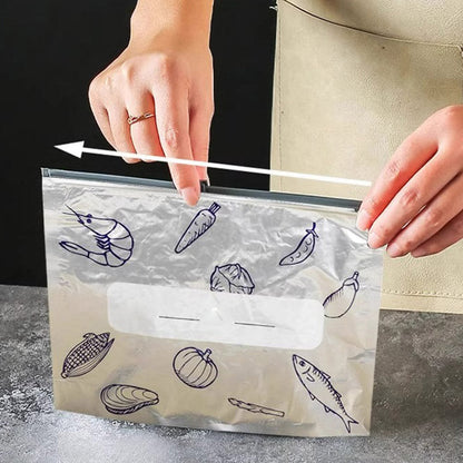 🍗Achetez-en 2, obtenez-en 1 gratuitement 🥦Sacs de conservation refermables en aluminium réutilisables