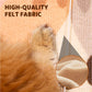 Griffoir mural sans installation pour chat - Meule cubique verticale + protection pour canapé
