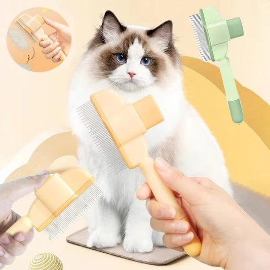 Peigne Portable de Nettoyage pour Poils d'Animaux de Compagnie