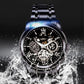 ⌚ 50% de réduction ⚙️ Montre Mécanique Automatique Homme – Cadran Squelette Style Romain, Étanche & Boîtier Acier Inoxydable ✨📦