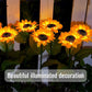 🌻 50 % DE RÉDUCTION EN CE MOMENT ! 🌞 Lampe de jardin à énergie solaire en forme de tournesol – Éclairage LED et design réaliste ✨