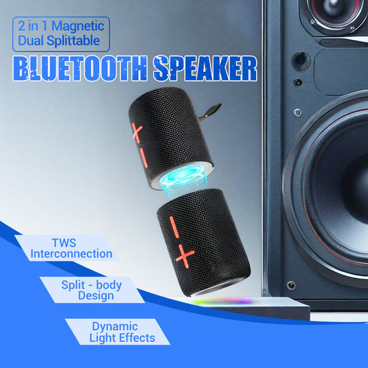 📢Durée limitée 50% de réduction📢🎹🎶Enceinte Bluetooth Magnétique 2-en-1 Séparable💥