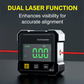 📐 PROMO LIMITÉE 50% DE RÉDUCTION ! 🧲 Jauge d'Angle Numérique 4 Côtés – Mode Double, Laser & Fixation Magnétique 360° ✨