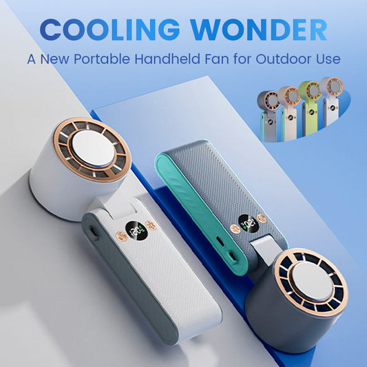 ❄️Ventilateur de Refroidissement Portable Silencieux à Main et Pliable