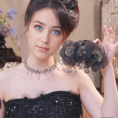 🌸🌸Pince à cheveux à pompon en forme d'éventail🌸