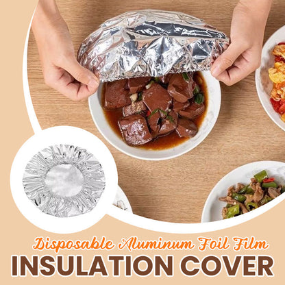 🔥 50 % DE RÉDUCTION ! 🍱🧊 Couvercle isolant intelligent en aluminium – Garde vos aliments au chaud et protégés des poussières, insectes et impuretés ✨
