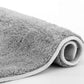 Serpillière plate avec manche en acier inoxydable et lingettes lavables et réutilisables