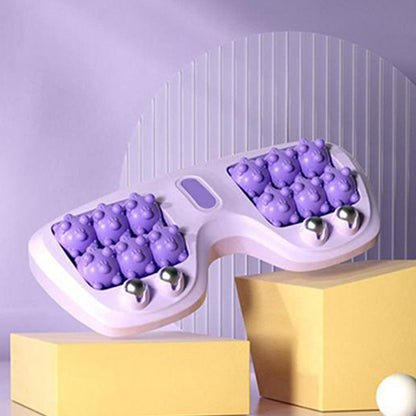 💥🦶✨Promo -50%💆‍♀️Rouleau de massage portable double – Détente & soulagement immédiat pour vos pieds😌🌿