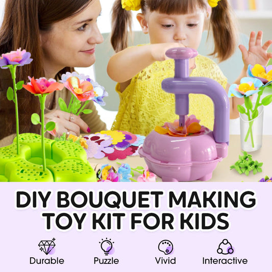 Kit de bricolage pour créer des bouquets, pour enfant