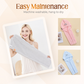 🛁 Grande serviette pour cheveux avec bande élastique sécurisée pour femmes