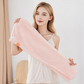 🛁 Grande serviette pour cheveux avec bande élastique sécurisée pour femmes