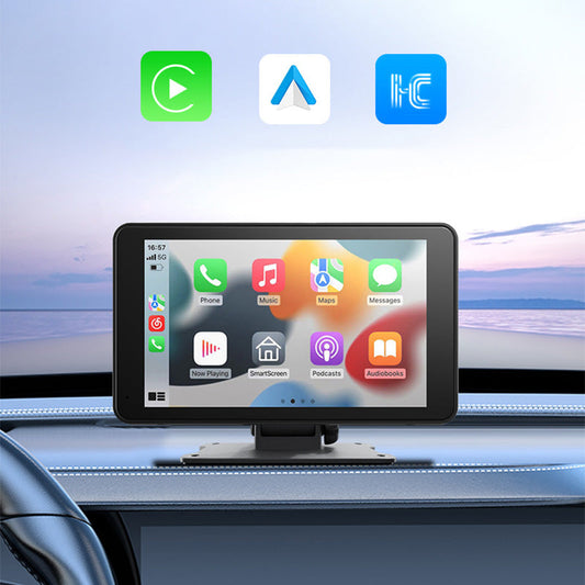 2025 Nouvel écran portable Carplay|Système d'infodivertissement pour voiture à large compatibilité et multi-appareils