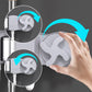 Support de balai à ventouse sans perçage pour salle de bain