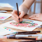 Set de stylos pinceaux aquarelle
