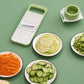 Hachoir de cuisine multifonctionnel 7 en 1 en acier inoxydable avec protège-mains