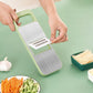 Hachoir de cuisine multifonctionnel 7 en 1 en acier inoxydable avec protège-mains