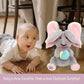 🐘 50% DE RÉDUCTION ! 🎁 Doudou Éléphant Cache-Cache - Peluche Interactive avec Effet Surprise, Idéal pour Éveil des Tout-Petits 🧸✨