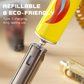 Briquet rechargeable à triple flamme pour cigares
