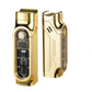 Briquet rechargeable à triple flamme pour cigares