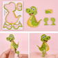 Puzzle 3D éducatif de dessins animés