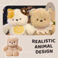 Peluche créative adorable en forme d'animal