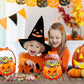 🎃❄️Summerfresh : 50 % de réduction !🍬Lot de 20 sachets de friandises d'Halloween en forme de citrouille – Sachets transparents refermables avec poignées, parfaits pour les cadeaux d'anniversaire