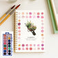 Cahier d'exercices d'aquarelle pour débutants avec 16 couleurs de peinture