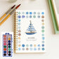 Cahier d'exercices d'aquarelle pour débutants avec 16 couleurs de peinture