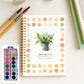 Cahier d'exercices d'aquarelle pour débutants avec 16 couleurs de peinture