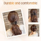 Barrette à cheveux élégante et scintillante avec nœud noir pour chignons
