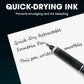 Stylo-Plume Rétractable à Séchage Rapide