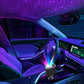 Chargeur de voiture avec éclairage ambiant violet 120 W et câble rétractable