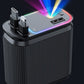 Chargeur de voiture avec éclairage ambiant violet 120 W et câble rétractable