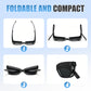 Lunettes de soleil compactes, pliables et empilables