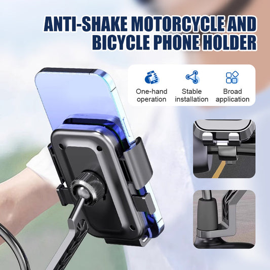 Support anti-vibration pour téléphone portable pour moto et vélo