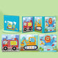 Livre de construction magnétique pour enfants