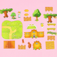 10 PCS 3D House Puzzles for Kids