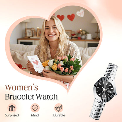 ⏰ Ce soir à minuit expire - Offre à 24.99€ !⌚Montre élégante et étanche pour femme - Le plus beau cadeau🎁