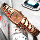 ⏰ Ce soir à minuit expire - Offre à 24.99€ !⌚Montre élégante et étanche pour femme - Le plus beau cadeau🎁