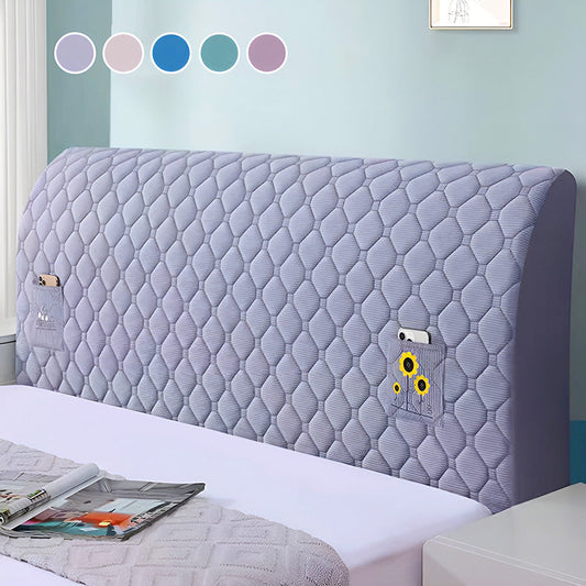Housse rembourrée extensible pour tête de lit