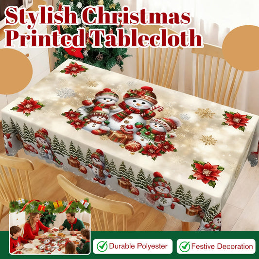 🔥 Tant que le stock dure : 50 % de réduction ! 🎉 Nappe élégante à motif de Noël