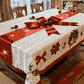 🔥 Tant que le stock dure : 50 % de réduction ! 🎉 Nappe élégante à motif de Noël