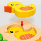 Puzzle 3D éducatif en bois