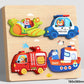 Puzzle 3D éducatif en bois