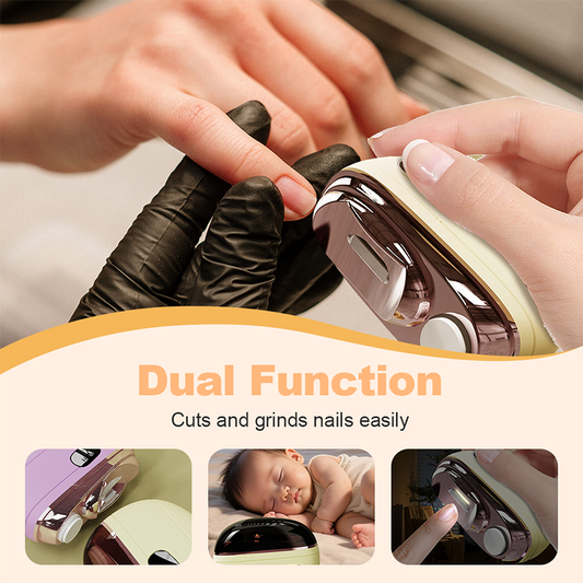 ✂️ 50 % DE RÉDUCTION EN CE MOMENT ! 💅Coupe-ongles et polisseur électrique intelligent 2-en-1🌟