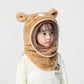 Bonnet d'hiver pour enfants avec masque détachable et coupe-vent