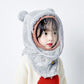 Bonnet d'hiver pour enfants avec masque détachable et coupe-vent