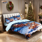 ⏳Spécial à durée limitée⏰Ensemble festif de housse de couette 3 pièces pour Noël🛏️❤️