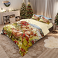 ⏳Spécial à durée limitée⏰Ensemble festif de housse de couette 3 pièces pour Noël🛏️❤️