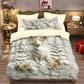 ⏳Spécial à durée limitée⏰Ensemble festif de housse de couette 3 pièces pour Noël🛏️❤️